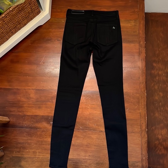 Like New Rag & Bone Yuki High Waist Jean in Coal Bar - Picture 13 of 16